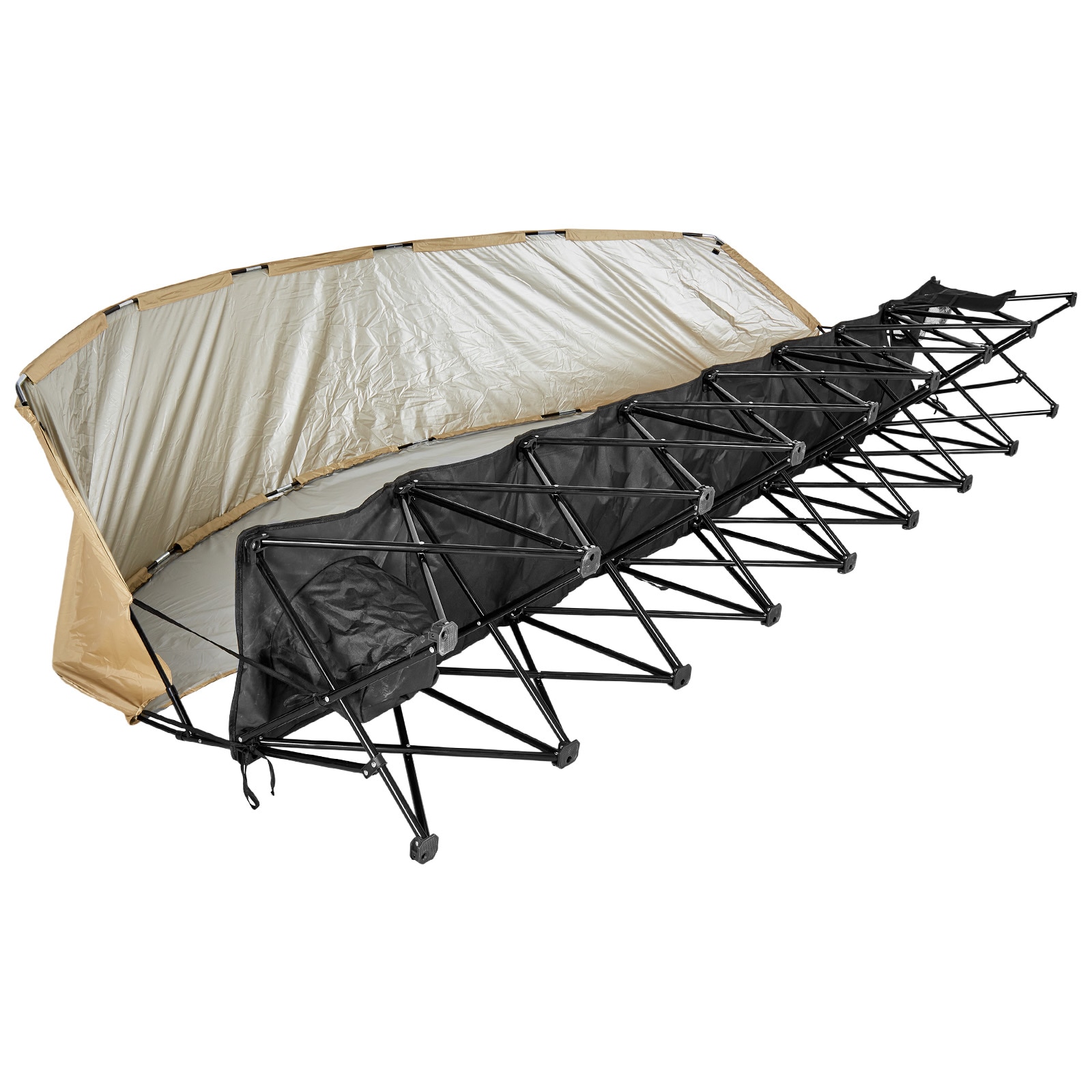 Portable Folding Bench For Football And Camping With Sunshade_voghion.com